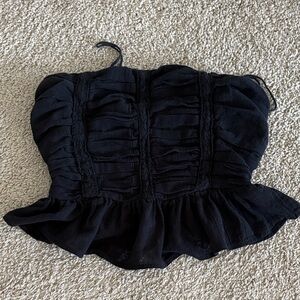 Free people Ruffle Tube top
